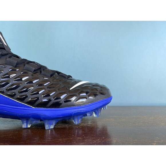 Nike Force Savage Pro 2 Black/Blue Football Cleats Men’s Size 15 BV3969-005